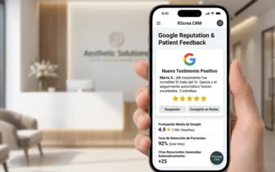 Aumentar reseñas en Google y recurrencia: El sistema para escalar tu clínica en automático