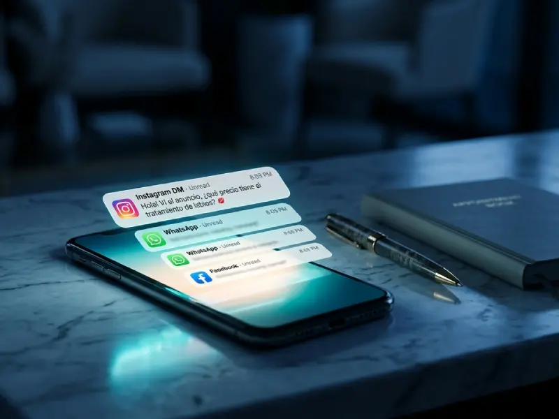 Mnesajes llegando fuera de hora